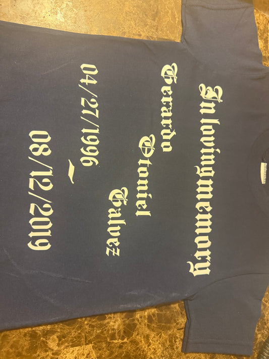 Custom memorial shirts